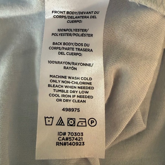 LOFT MP Mixed Media Blouse Top Stud Shoulder Cap Sleeve Workwear Lightweight GUC - Picture 8 of 9